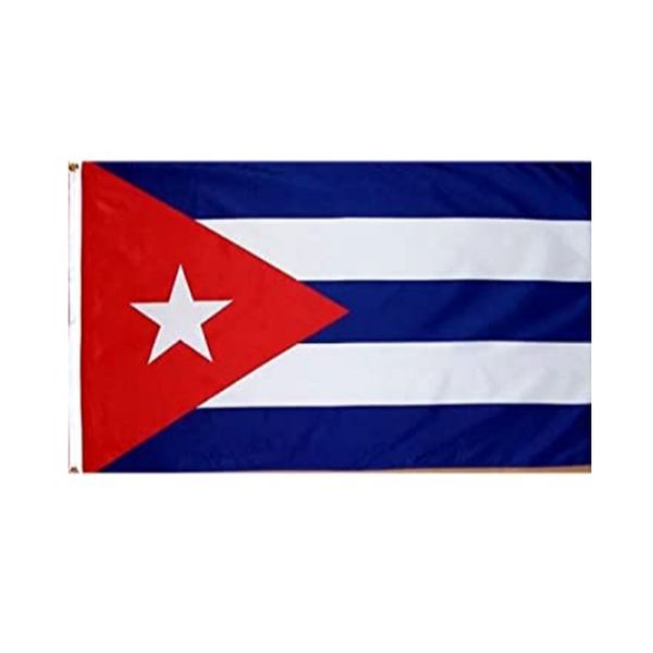 cuba cuban flags country national flags 3'x5'ft 100d polyester with two brass grommets
cuba cuban flags country national flags 3'x5'ft 100d polyester with two brass grommets