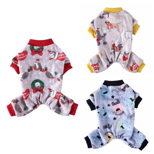 soft pet dog clothes for dogs jumpsuits fleece dog coat jacket pet pajamas chihuahua clothing for dogs outfit pets supplies