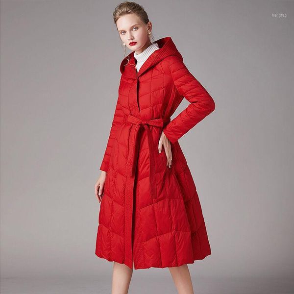 women new winter long white duck down jackets female covered button down snow overcoat ladies solid color hooded outwears d1191, Black
women new winter long white duck down jackets female covered button down snow overcoat ladies solid color hooded outwears d1191, Black