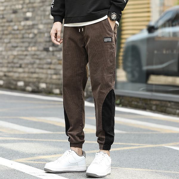 2021 new korean style fashion casual men jeans patch spliced designer corduroy cargo pants hip hop joggers streetwear wide leg trousers 6csk, Blue
2021 new korean style fashion casual men jeans patch spliced designer corduroy cargo pants hip hop joggers streetwear wide leg trousers 6csk, Blue