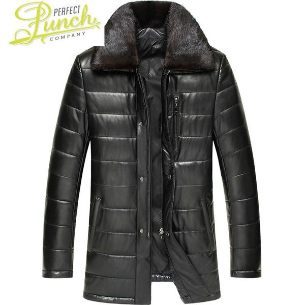 leather winter jacket genuine collar real sheepskin coat for men warm down cotton chaqueta lsy070176 my1747, Black
leather winter jacket genuine collar real sheepskin coat for men warm down cotton chaqueta lsy070176 my1747, Black