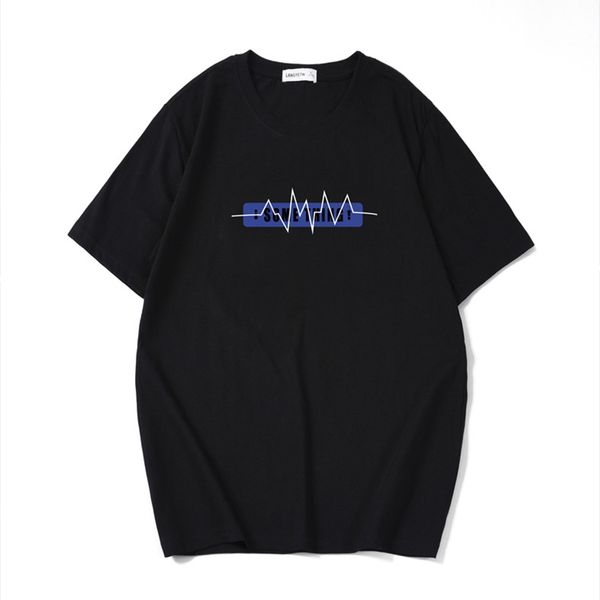 2020 male letter of printing 2021 spring new short sleeve pure cotton plus size jogging shirt streetwear $12289;, White;black
2020 male letter of printing 2021 spring new short sleeve pure cotton plus size jogging shirt streetwear $12289;, White;black