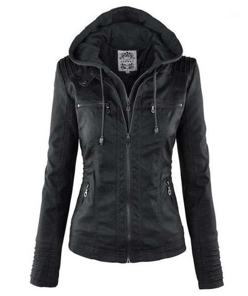 nicesense 2020 spring veste cuir femme leather jacket women coats manteau femme jaqueta de couro motorcycle jackets hood1, Black
nicesense 2020 spring veste cuir femme leather jacket women coats manteau femme jaqueta de couro motorcycle jackets hood1, Black