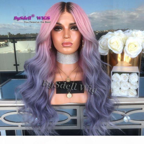 pink ombre grey color hair wig with 1inch extreme short black roots synthetic hair lace front wigs for cosplay party
pink ombre grey color hair wig with 1inch extreme short black roots synthetic hair lace front wigs for cosplay party