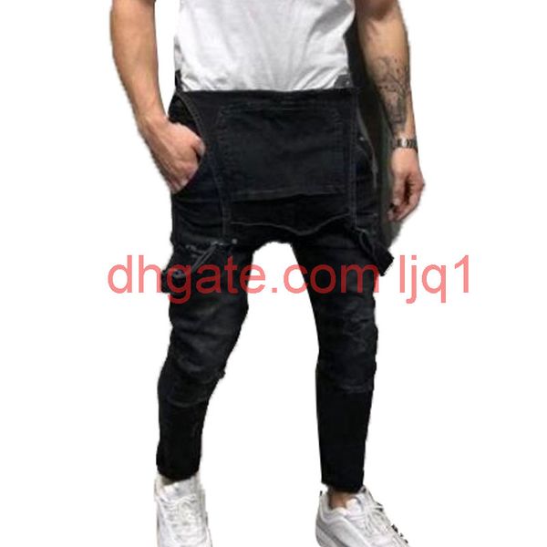 selling fashion stylist mens jeans trend casual suspender trousers men women slim pants, Blue
selling fashion stylist mens jeans trend casual suspender trousers men women slim pants, Blue