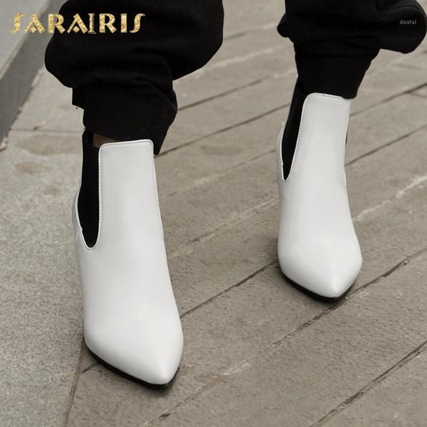 boots sarairis 2021 fashion plus size 45 elastic band woman shoes pointed toe thin high heels british style ankle boots1, Black
boots sarairis 2021 fashion plus size 45 elastic band woman shoes pointed toe thin high heels british style ankle boots1, Black