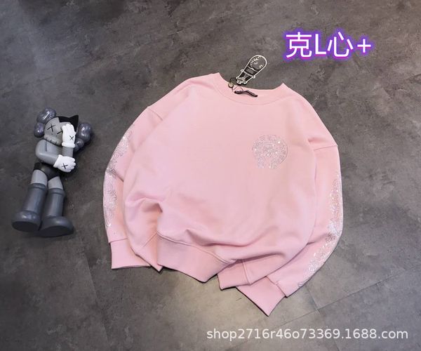 kl 20 autumn drill pink girl heart round neck long sleeve cotton terry loose straight tube couple's sweater kkbv, Black
kl 20 autumn drill pink girl heart round neck long sleeve cotton terry loose straight tube couple's sweater kkbv, Black