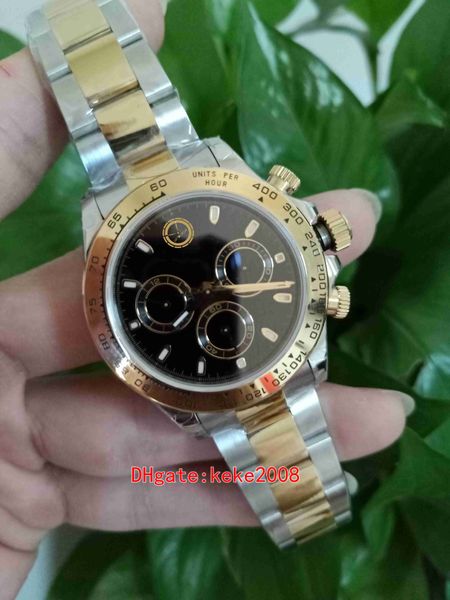 bpf watches men wristwatches 116503-0004 116503 40mm yellow gold & steel stainless black dial eta 7750 movement mechanical automatic mens wa, Slivery;brown
bpf watches men wristwatches 116503-0004 116503 40mm yellow gold & steel stainless black dial eta 7750 movement mechanical automatic mens wa, Slivery;brown