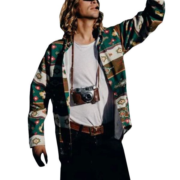2021 spring summer new fashion retro digital print loose men's shirt c1212, White;black
2021 spring summer new fashion retro digital print loose men's shirt c1212, White;black