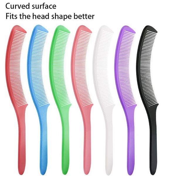 hair brushes 1pc curved flat comb hairdressing barbers salon professional style, Silver
hair brushes 1pc curved flat comb hairdressing barbers salon professional style, Silver