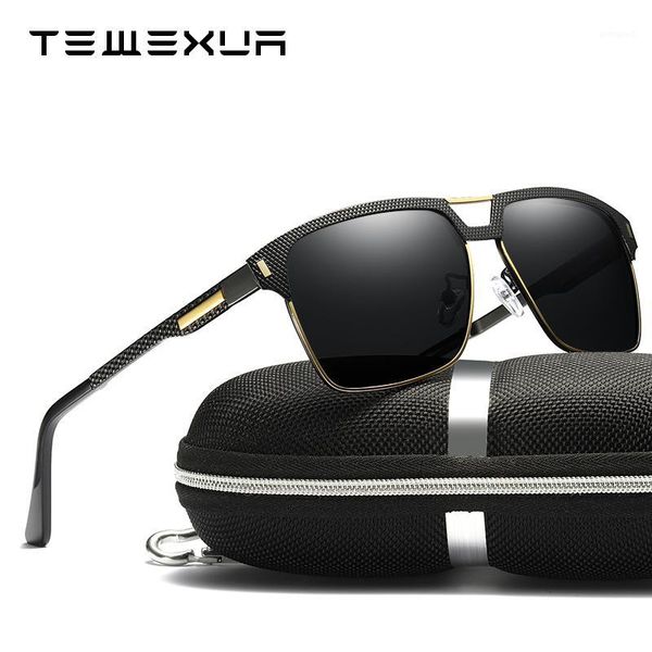 sunglasses tewexua brand style fashion polarized square half frame men women metal frames driving sports leisure uv4001, White;black
sunglasses tewexua brand style fashion polarized square half frame men women metal frames driving sports leisure uv4001, White;black