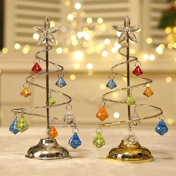 multicolor crystal christmas tree led glowing wire night lights luminescent metal christmas tree ornaments deskdecoration
multicolor crystal christmas tree led glowing wire night lights luminescent metal christmas tree ornaments deskdecoration