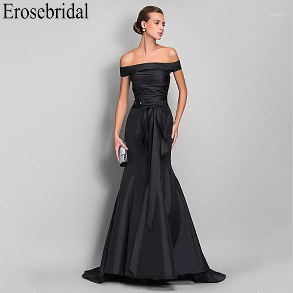 erosebridal black evening dress 2019 elegant boat neck design with lace up back long formal dress evening gown for women1, White;black
erosebridal black evening dress 2019 elegant boat neck design with lace up back long formal dress evening gown for women1, White;black