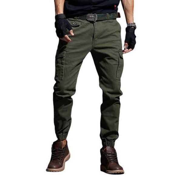 men's pants style cargo mid-waist micro-elastic casual youth slim trousers tactical joggers, Black
men's pants style cargo mid-waist micro-elastic casual youth slim trousers tactical joggers, Black