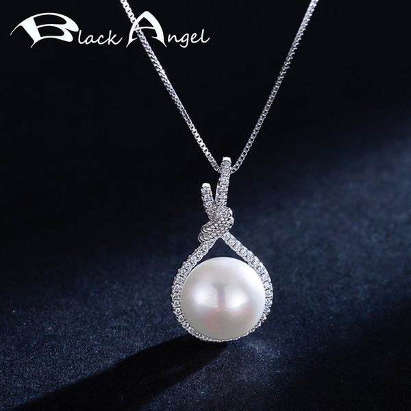 chains black angel 925 sterling silver fashion simple natural shell pearl pendant necklace for women wedding jewelry christmas gift
chains black angel 925 sterling silver fashion simple natural shell pearl pendant necklace for women wedding jewelry christmas gift