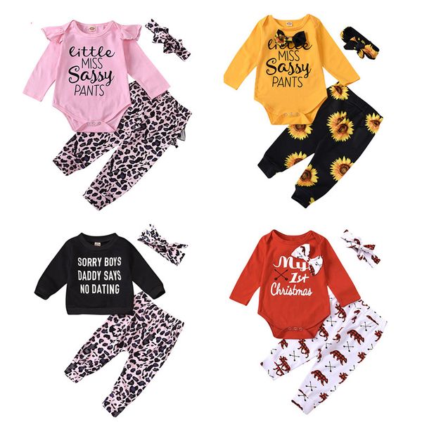 infant baby cartoon sets letter leopard ruffle rompers sunflower pants leopard lace elastic trousers headband kids baby clothes ty103, White
infant baby cartoon sets letter leopard ruffle rompers sunflower pants leopard lace elastic trousers headband kids baby clothes ty103, White