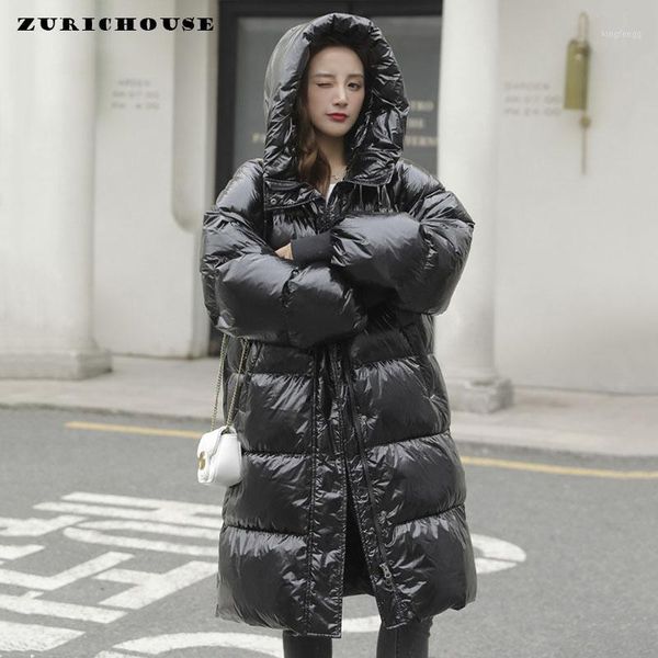 zurichouse winter down jacket women long hooded down parka 2020 fashion two-way zipper design glossy black coat1
zurichouse winter down jacket women long hooded down parka 2020 fashion two-way zipper design glossy black coat1