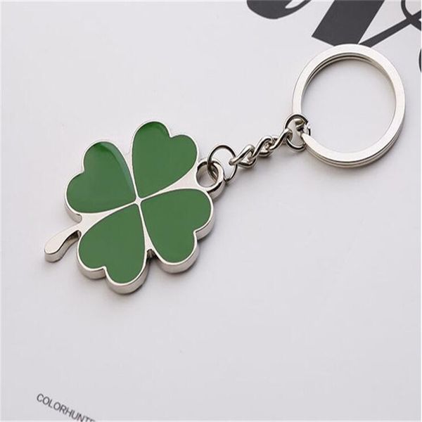 stainless green keychain fashion creative beautiful four leaf clover steel lucky key chain jewelry b074, Silver
stainless green keychain fashion creative beautiful four leaf clover steel lucky key chain jewelry b074, Silver