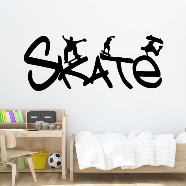 skate cartoon wall decals pvc mural art diy poster for living room bedroom art decor wallpaper
skate cartoon wall decals pvc mural art diy poster for living room bedroom art decor wallpaper