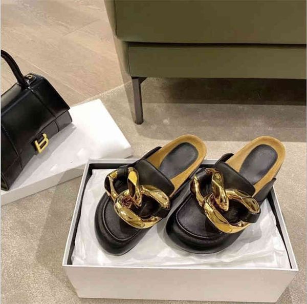 shoes women ja london suede loafer mules casual booties wood flat heel slides big chain slippers genuine leather, Black
shoes women ja london suede loafer mules casual booties wood flat heel slides big chain slippers genuine leather, Black