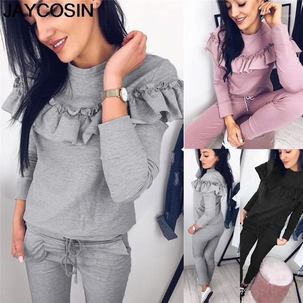 jaycosin tracksuit women suits set ladies joggers active sport o-neck pants sets 2 piece set womens autumn winter jy191, White
jaycosin tracksuit women suits set ladies joggers active sport o-neck pants sets 2 piece set womens autumn winter jy191, White