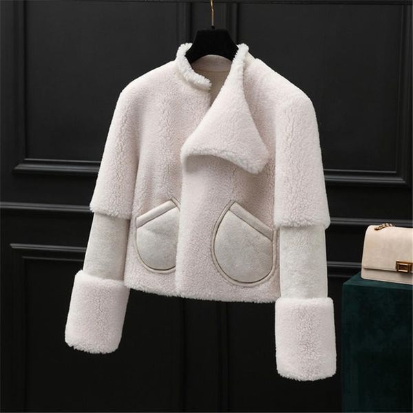 2020 new winter slim button solid color women faux fur overcoat fashion casual female outerwear warm ladies coat, Black
2020 new winter slim button solid color women faux fur overcoat fashion casual female outerwear warm ladies coat, Black
