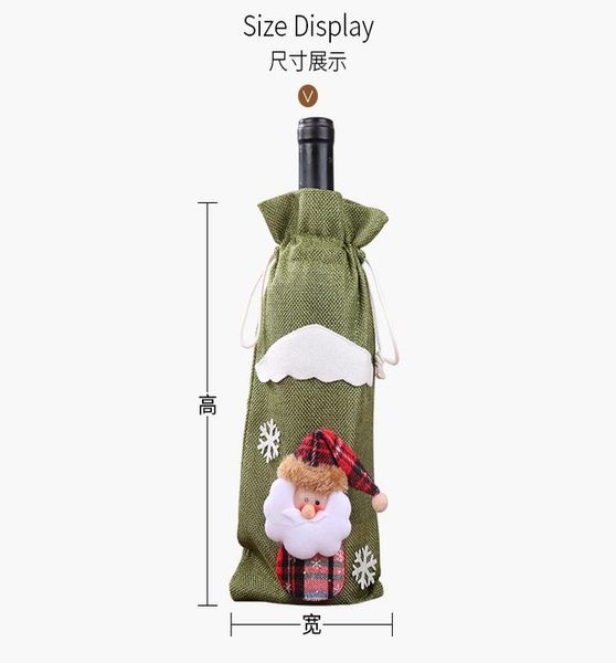 luanqi christmas wine bottle cover bag noel merry christmas decoration 2020 xmas gift santa claus christmas decoration ornaments jllzzy
luanqi christmas wine bottle cover bag noel merry christmas decoration 2020 xmas gift santa claus christmas decoration ornaments jllzzy