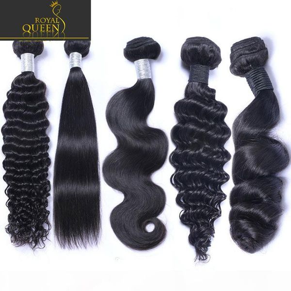8a brazilian virgin human hair weaves 4 bundles straight body wave kinky curly deep loose wavy peruvian malaysian indian cambodian remy hair, Black
8a brazilian virgin human hair weaves 4 bundles straight body wave kinky curly deep loose wavy peruvian malaysian indian cambodian remy hair, Black