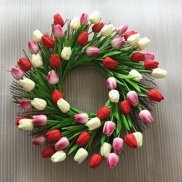 1pc new design artificial pu tulip floral flower twig wreath for wedding door wreath party decoration1
1pc new design artificial pu tulip floral flower twig wreath for wedding door wreath party decoration1
