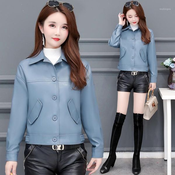 spring new artificial soft leather jacket short section korean fashion zipper coat locomotive pu leather ladies street autumn1, Black
spring new artificial soft leather jacket short section korean fashion zipper coat locomotive pu leather ladies street autumn1, Black