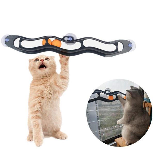 cat toys funny dog toy track ball interactive pet kitty play rolling hung on glass window wall for accessories
cat toys funny dog toy track ball interactive pet kitty play rolling hung on glass window wall for accessories
