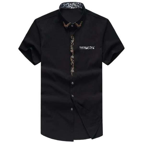 2020 new models personalized embroidery men's short-sleeved brand shirt fashion casual solid color shirt 6xl 7xl clothing,3005, White;black
2020 new models personalized embroidery men's short-sleeved brand shirt fashion casual solid color shirt 6xl 7xl clothing,3005, White;black