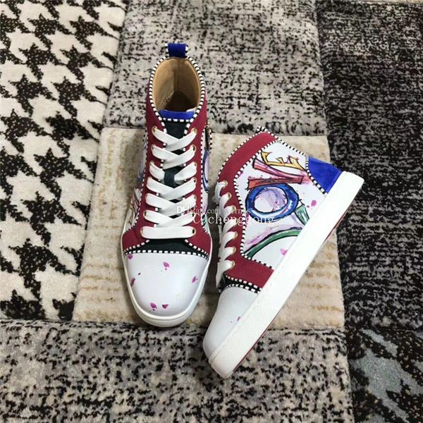 white,black graffiti leather high red bottom sneaker men's round toe orlato casual discount skateborad walking shoes party,wedding
white,black graffiti leather high red bottom sneaker men's round toe orlato casual discount skateborad walking shoes party,wedding