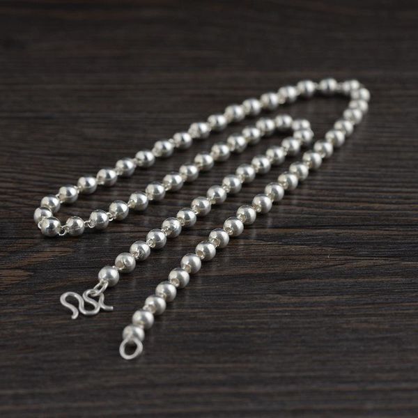 chains plain silver chain s925 hollow beads wholesale female models w buckle necklace
chains plain silver chain s925 hollow beads wholesale female models w buckle necklace