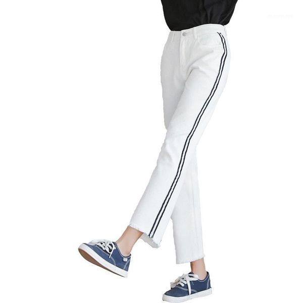 women's jeans washed straight womens loose high waisted korean denim casual feminino1, Blue
women's jeans washed straight womens loose high waisted korean denim casual feminino1, Blue