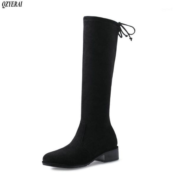 2020 new autumn/winter women the knee boots genuine leather female boots european brands stretch handmade1, Black
2020 new autumn/winter women the knee boots genuine leather female boots european brands stretch handmade1, Black