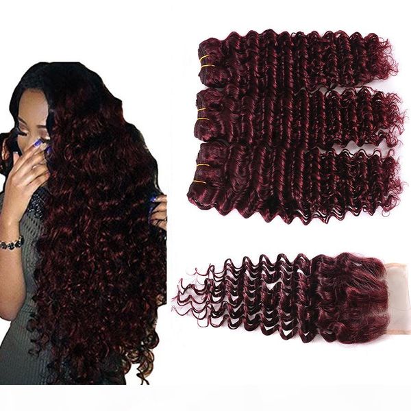 99j deep wave hair bundles with lace closure human burgundy 99j deep curly hair with lace closure 4x4, Black;brown
99j deep wave hair bundles with lace closure human burgundy 99j deep curly hair with lace closure 4x4, Black;brown