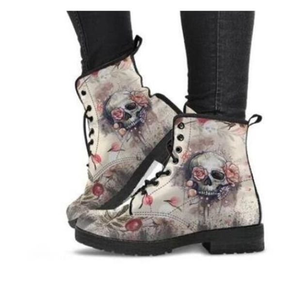 women ankle boots low heels shoes woman vintage pu leather autumn warm winter high snow boots motorcycle skull pansy c0202, Black
women ankle boots low heels shoes woman vintage pu leather autumn warm winter high snow boots motorcycle skull pansy c0202, Black