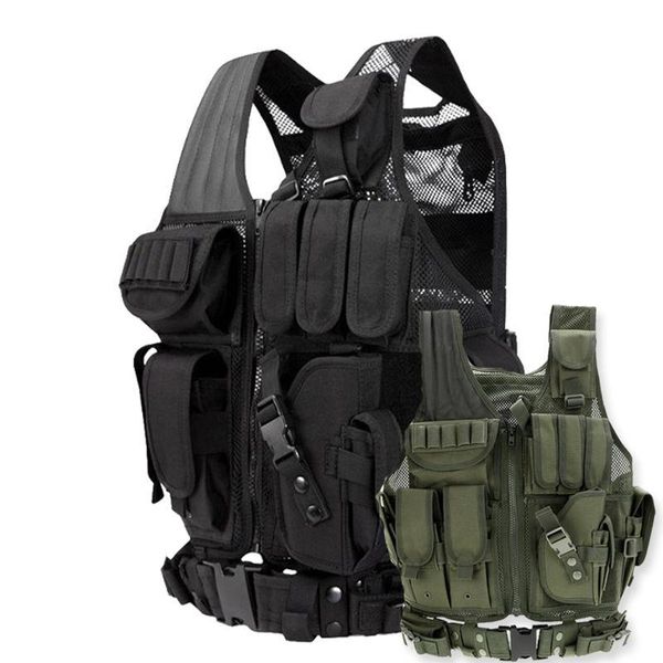 outdoor tactical vest molle magazine pouch uniform army equipment combat cs hunting body armor clothes, Camo;black
outdoor tactical vest molle magazine pouch uniform army equipment combat cs hunting body armor clothes, Camo;black