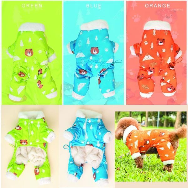 dog apparel cute bear down jackets jumpsuit four legs overalls clothes for small animal xs xxl orange blue green puppy terrier1
dog apparel cute bear down jackets jumpsuit four legs overalls clothes for small animal xs xxl orange blue green puppy terrier1