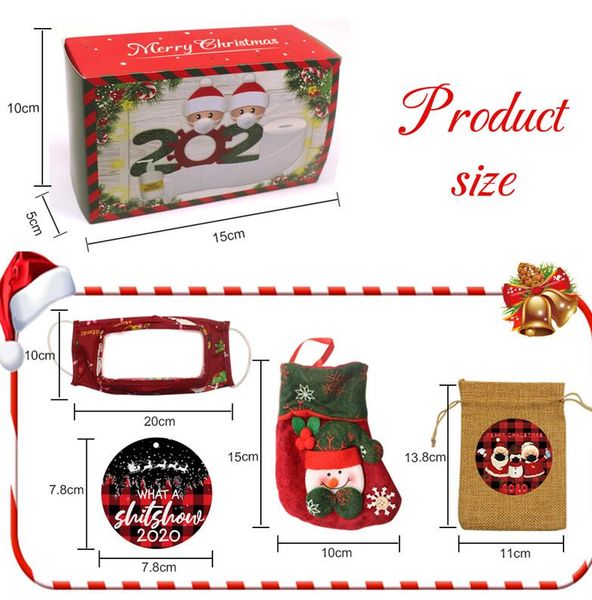 christmas decorations protective suit round circle xmas ornament hanging jute gift candy bag stocking lip reading clear face mask e111704
christmas decorations protective suit round circle xmas ornament hanging jute gift candy bag stocking lip reading clear face mask e111704