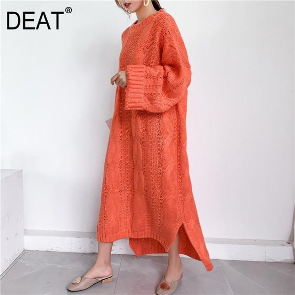 deat 2021 new autumn and winter fashion women clothes knits sweater woman overlength pullover dress loose big size wj82002, Black;gray
deat 2021 new autumn and winter fashion women clothes knits sweater woman overlength pullover dress loose big size wj82002, Black;gray