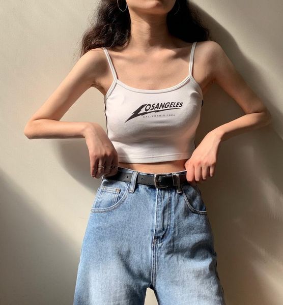 women's tanks & camis women fashion letter print tank stylish sleeveless for shopping daily wear summer young girl clothes, White
women's tanks & camis women fashion letter print tank stylish sleeveless for shopping daily wear summer young girl clothes, White