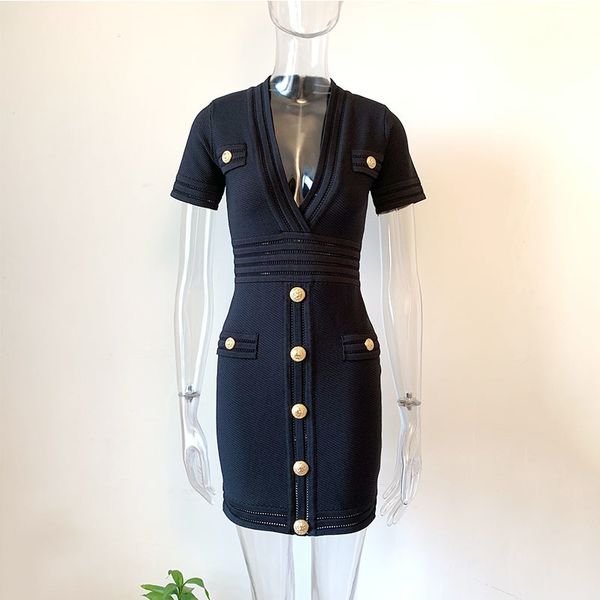 harleyfashion new design 2020 summer sheath knit dress v-neck short sleeve black hole mini casual quality straight elastic dress y0118, Black;gray
harleyfashion new design 2020 summer sheath knit dress v-neck short sleeve black hole mini casual quality straight elastic dress y0118, Black;gray