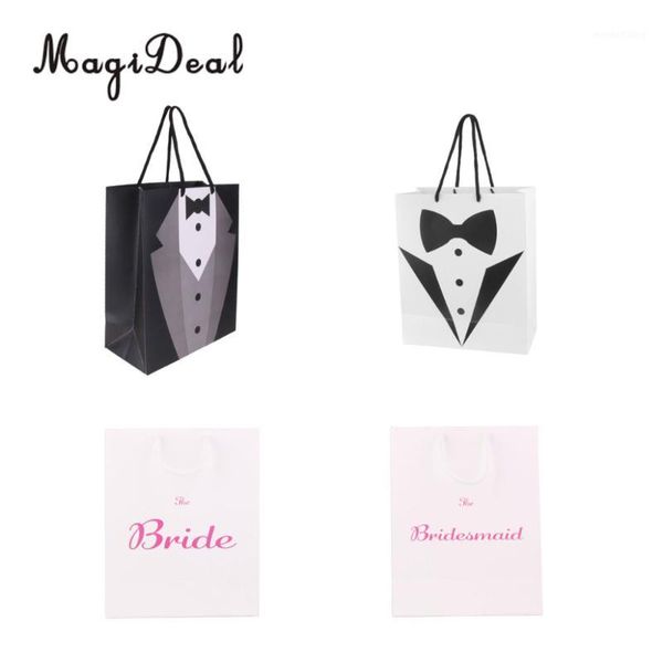 magideal large bride bridemaid tuxedo wedding party paper gift favor carry bags with handle candy bag1
magideal large bride bridemaid tuxedo wedding party paper gift favor carry bags with handle candy bag1