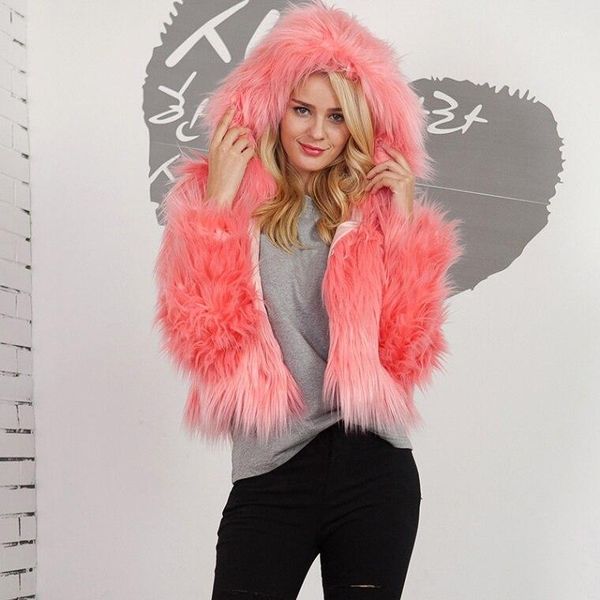 fashion women winter faux fur hooded coat long sleeve fluffy short jacket for women new party streetwear outerwear crop outcoats1, Black
fashion women winter faux fur hooded coat long sleeve fluffy short jacket for women new party streetwear outerwear crop outcoats1, Black