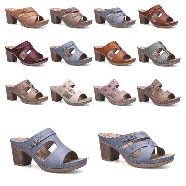 one womens sandals pumps summer chunky heels leather open toes slip on good quality casual home size 36-41, Black
one womens sandals pumps summer chunky heels leather open toes slip on good quality casual home size 36-41, Black