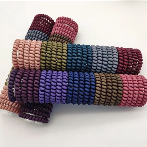 wire 5.5cm girl frosted colored telephone dhl elastic headwear ponytail holder rubber bands women hair accessories
wire 5.5cm girl frosted colored telephone dhl elastic headwear ponytail holder rubber bands women hair accessories