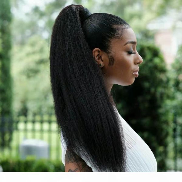 brazilian hair 16 inch 120g natural color kinky straight ponytail human hair extensions yaki straight ponytail weave bundle, Black
brazilian hair 16 inch 120g natural color kinky straight ponytail human hair extensions yaki straight ponytail weave bundle, Black