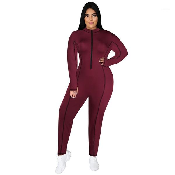 plus size jumpsuits fashion zipper panelled long sleeve long pants womens jumpsuits casual females 6xl clothing womens solid color
plus size jumpsuits fashion zipper panelled long sleeve long pants womens jumpsuits casual females 6xl clothing womens solid color